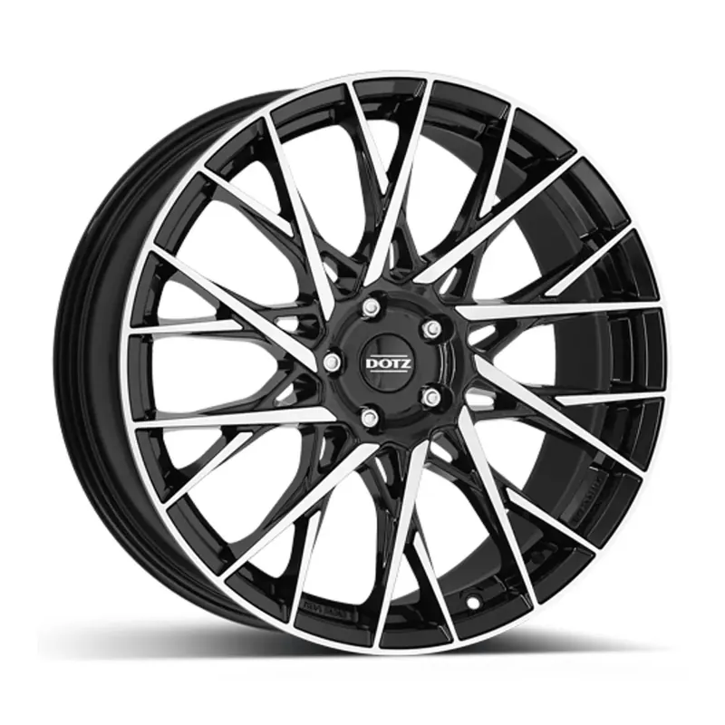 DOTZ FUJI DARK black/polished 8.0Jx19 5x112 ET40 Abverkauf