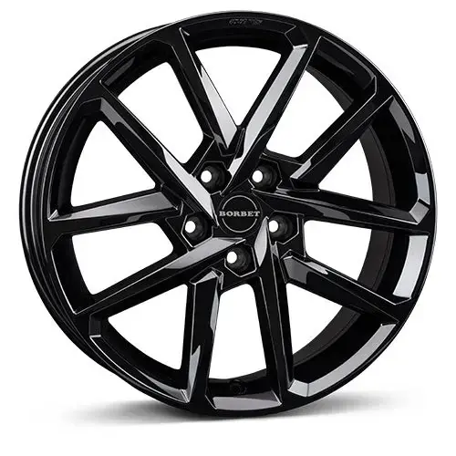 Abverkauf BORBET DESIGN N black glossy 8.0Jx19 5x112 ET48
