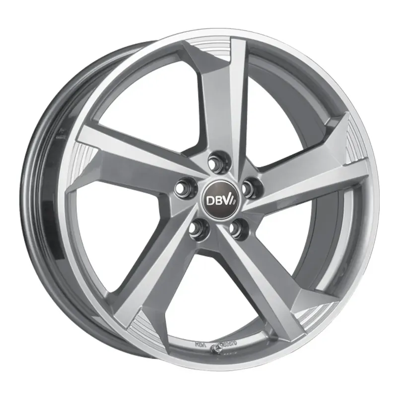 Aktuell DBV TORINO III hyper silber front poliert 8.0Jx18 5x108 ET45