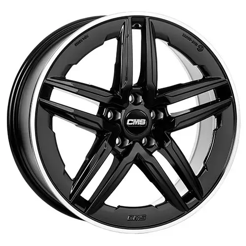 Begrenztes Angebot CMS C29-AERO diamond rim black gloss 8.5Jx18 5x112 ET44
