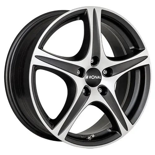 Abverkauf RONAL RONAL R56 mattschwarz-frontkopiert 6.5Jx16 4x98 ET35
