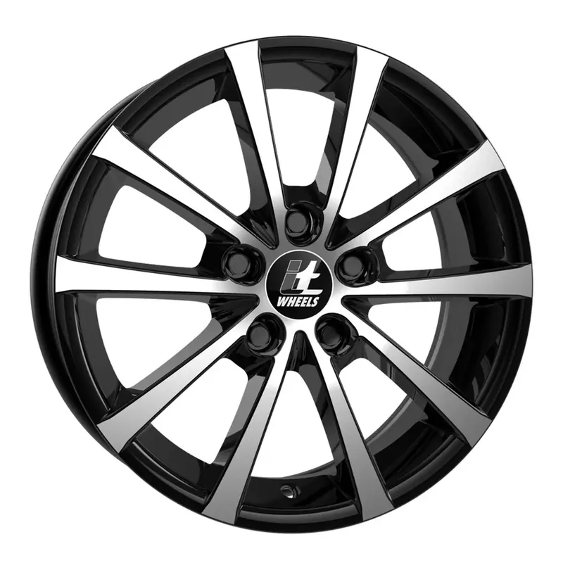 ITWHEELS ALICE glanzschwarz poliert 7.0Jx17 5x100 ET45 Sonderaktion