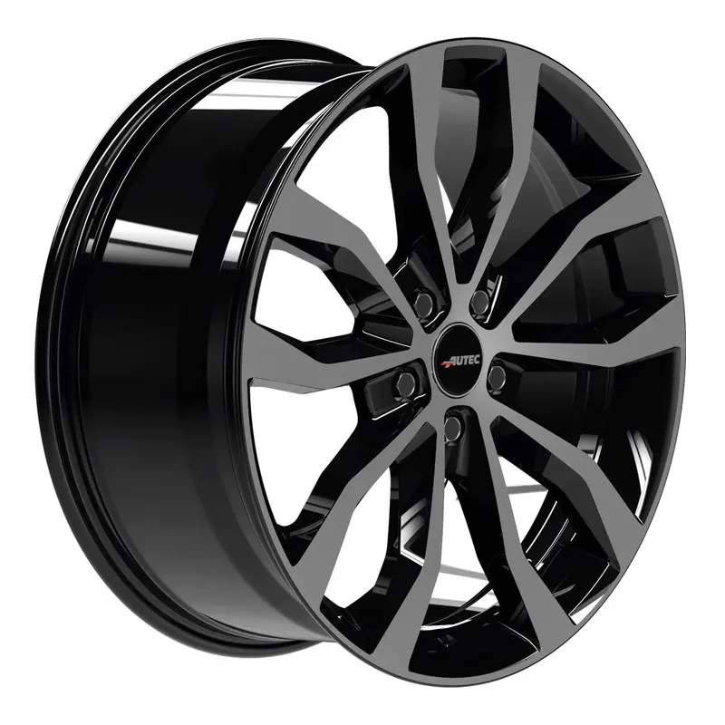 Zertifiziert AUTEC TYP U - UTECA schwarz poliert 9.0Jx21 5x114.3 ET45