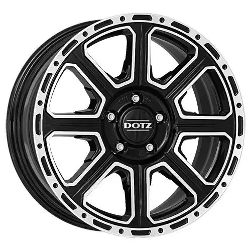Sichere Zahlung DOTZ KALAHARI DARK schwarz poliert 7.0Jx16 6x139.7 ET24
