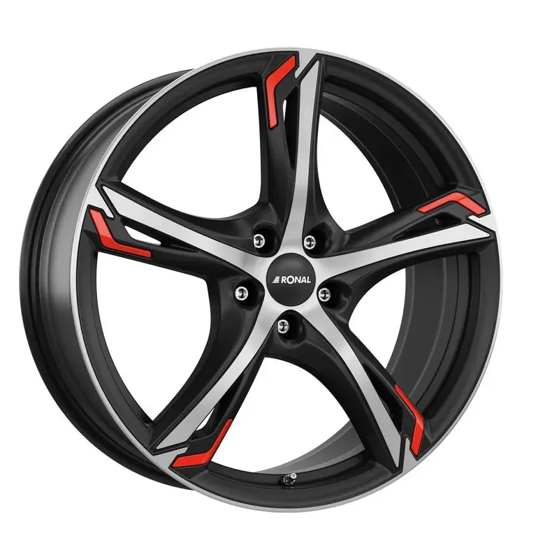 Direktkauf RONAL RONAL R62 RED jetblack-matt-frontkopiert 8.5Jx20 5x108 ET40