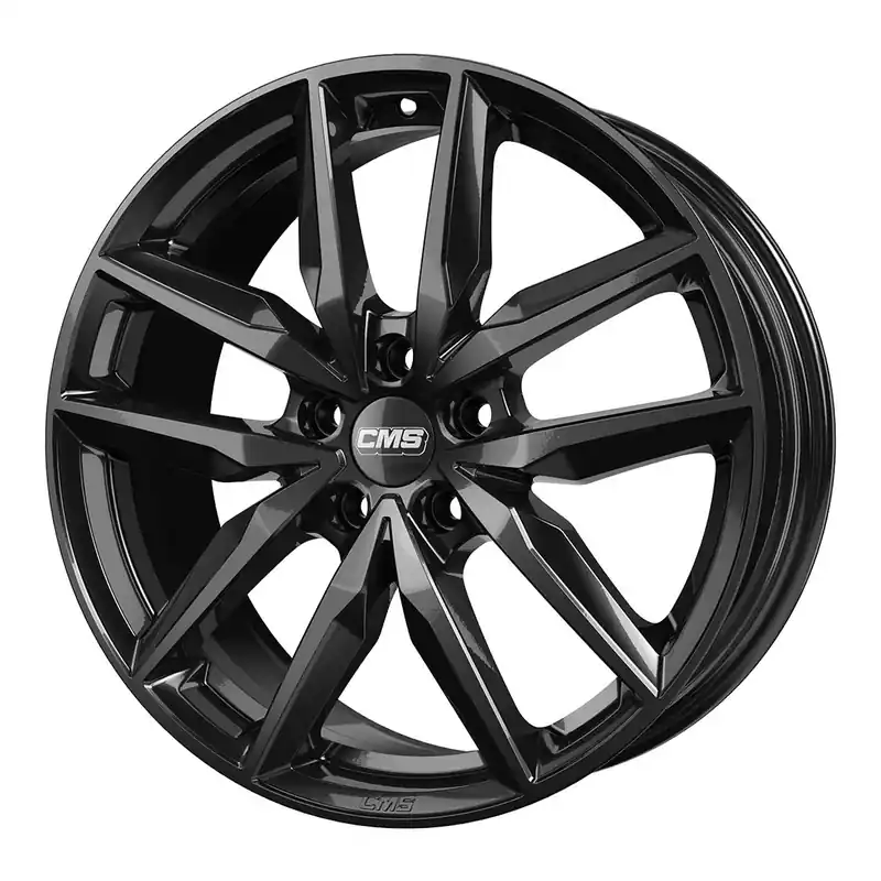 Abverkauf CMS C28-CBG complete black gloss 7.5Jx18 5x112 ET48