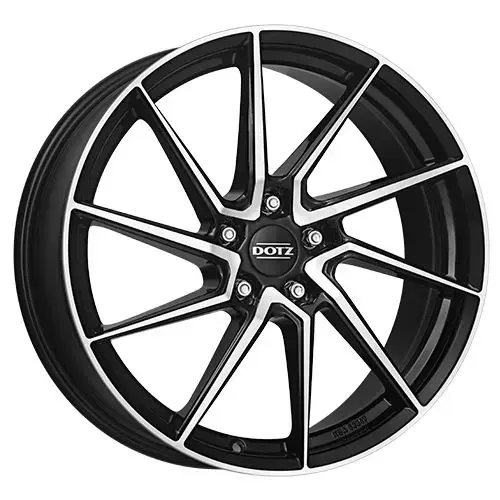 Schnäppchen DOTZ SPA DARK black/polished front 7.5Jx17 5x112 ET48