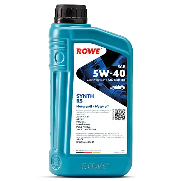 ROWE HIGHTEC SYNTH RS SAE 5W-40 Motorenöl 1 Liter Direkt Vom Hersteller