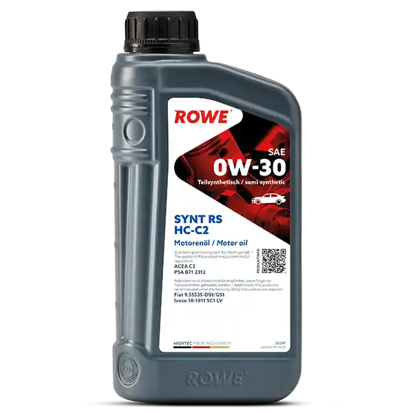 Top-Preis ROWE HIGHTEC SYNT RS SAE 0W-30 HC-C2 Motorenöl 1 Liter