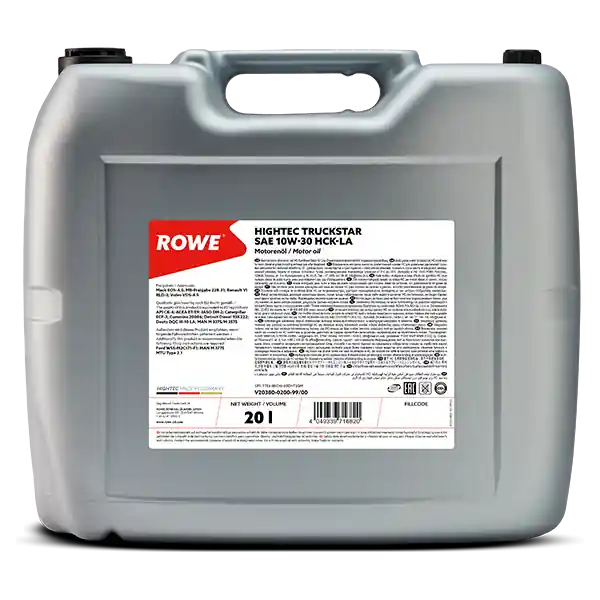 Abverkauf ROWE HIGHTEC TRUCKSTAR SAE 10W-30 HCK-LA Motorenöl 20 Liter
