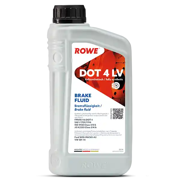 ROWE HIGHTEC BRAKE FLUID DOT 4 LV Bremsflüssigkeit 1 Liter Mega-Angebot