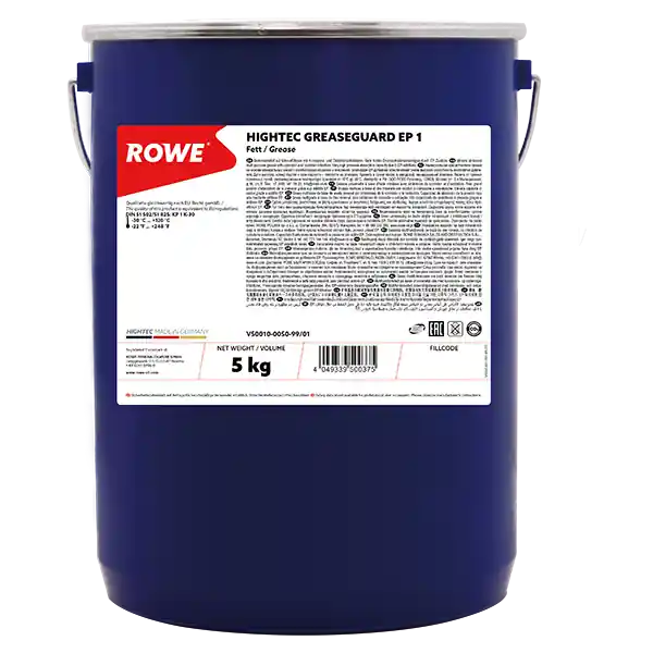 Solange Der Vorrat Reicht ROWE HIGHTEC GREASEGUARD EP 1 Mehrzweckfett KP1 K-30 5 kg