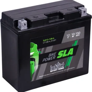 12V 10Ah 150A intAct Bike Power SLA12-12B-4 Motorradbatterie Markenprodukt