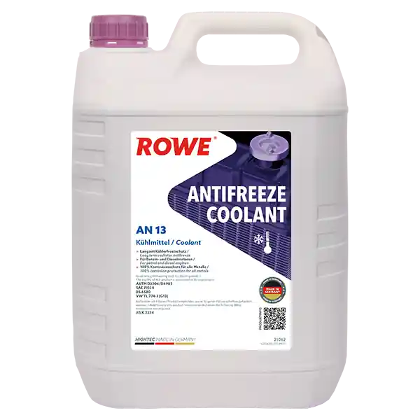 ROWE HIGHTEC ANTIFREEZE COOLANT AN 13 Kühlerfrostschutzkonzentrat für G13 5 Liter Zertifiziert