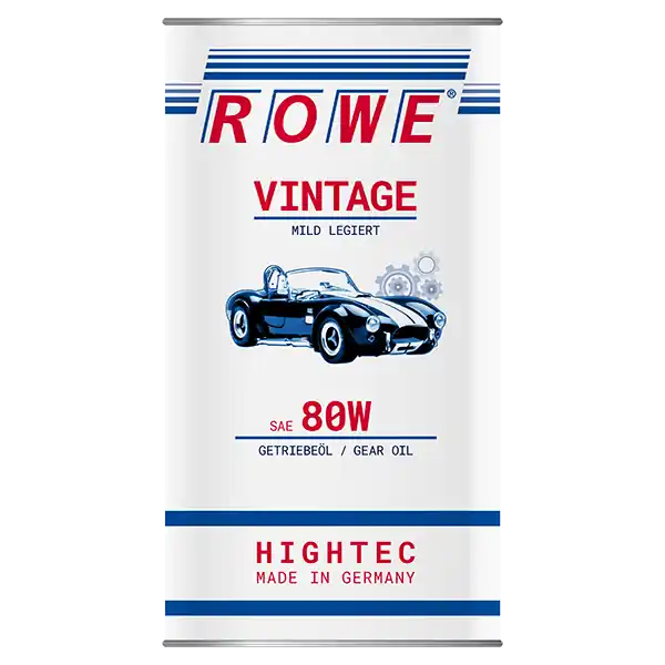 Beliebt ROWE HIGHTEC VINTAGE SAE 80W Getriebeöl für Oldtimer mild legiert 5 Liter