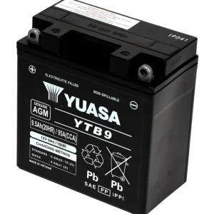 12V 9Ah 95A Yuasa YTB9 / YTB9-BS AGM Motorradbatterie Top-Seller