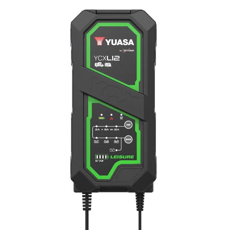 Letzte Chance 12V 12A Yuasa YCXL12 intelligentes Ladegerät auch für Lithiumbatterien