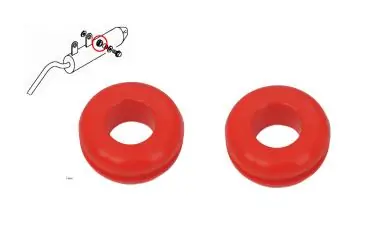 Mega-Angebot Auspuffendtopf Silentblock-Set Beta RR 50/125
