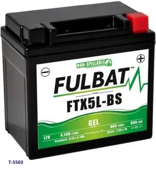 Batterie 12 Volt 4Ah FTX5L-BS GEL (113x70x105) Super-Preis