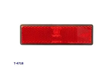 Letzte Chance Rückstrahler rot 90x35mm M6
