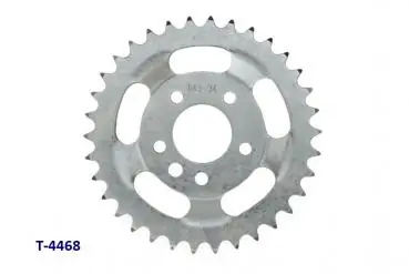 Kettenrad Puch MS, VS, MV 34 Zähne 9mm gekröpft Saisonangebot