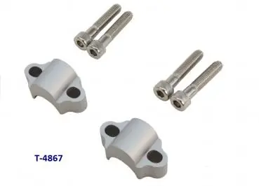 Lenkererhöhung / Riser Aluminium 22mm, +15mm Sonderangebot