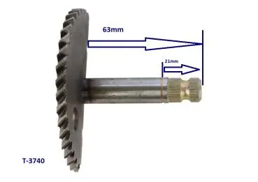 Aktuell Kickstarterwelle / segment Scooter 50 GY6 63/21mm