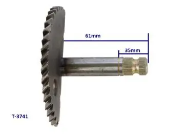 Kickstarterwelle / segment Scooter 50 GY6 61/35mm Abverkauf