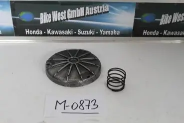 Suzuki GS1000G, T, LC-E39, Ölfilterdeckel mit Feder, cap pan oil w. spring Preis Gesenkt