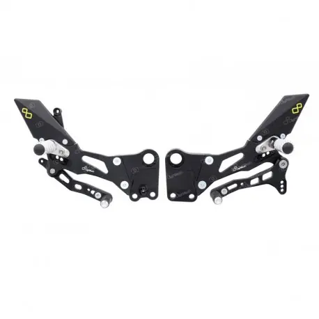 Begrenztes Angebot LighTech Fußrastenanlage R Type mit ABE RC125 / RC200 / RC390 2017-2020