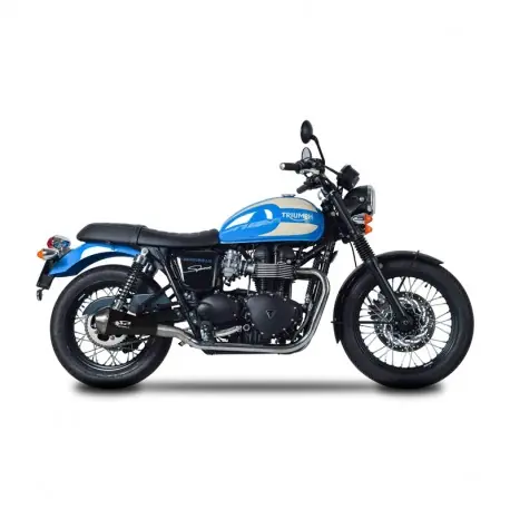 Bestseller Spark Exhaust Megaphone Slip-on Doppelschalldämpfer mit ABE Triumph Bonneville T100 2005-2016