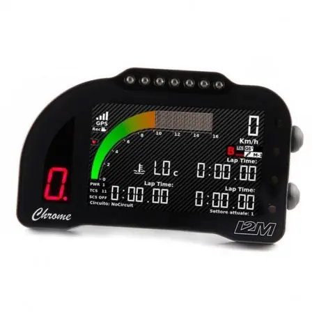 I2M Universal Display Chrome Plus 2 Datenakquise GPS Stoppuhr Garantierte Lieferung
