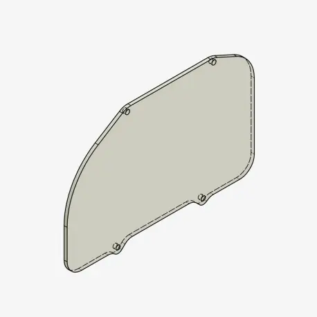 Bonamici Racing I2M Chrome Lite/Plus/Plus2 Display Schutz Plexiglas Ersatzscheibe Markenware
